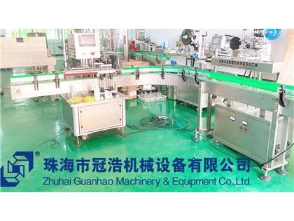 旋蓋機(jī)，鋁箔封口機(jī)，貼標(biāo)機(jī)，噴碼機(jī)，整套生產(chǎn)線已完成生產(chǎn)送貨至客戶公司